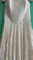 Vintage 1950s Ivory Lace Wedding Dress And Jacket Set