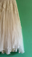 Vintage 1950s Ivory Lace Wedding Dress And Jacket Set