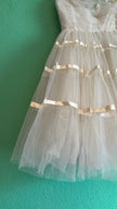 Vintage 1950s Ivory Tulle Bridal Dress