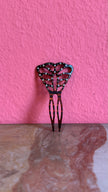 Vintage 1920s French Butterfly Rhinestone Hair Pin