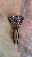 Vintage 1920s French Butterfly Rhinestone Hair Pin