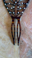 Vintage 1920s French Butterfly Rhinestone Hair Pin