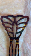 Vintage 1920s French Butterfly Rhinestone Hair Pin