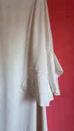 GOEN.J Ivory Cape-Sleeve Maxi Dress