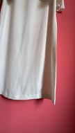 GOEN.J Ivory Cape-Sleeve Maxi Dress