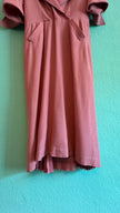 Vintage 1940s Dusty Rose Pleated Dress by A Lady in Colour