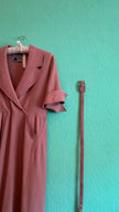 Vintage 1940s Dusty Rose Pleated Dress by A Lady in Colour