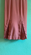 Vintage 1940s Dusty Rose Pleated Dress by A Lady in Colour