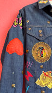 Vintage 1980s Levi’s Custom Patch Denim Jacket