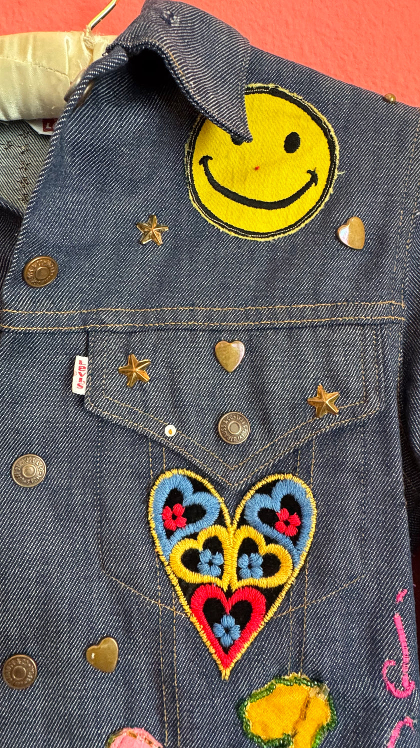 Vintage 1980s Levi’s Custom Patch Denim Jacket