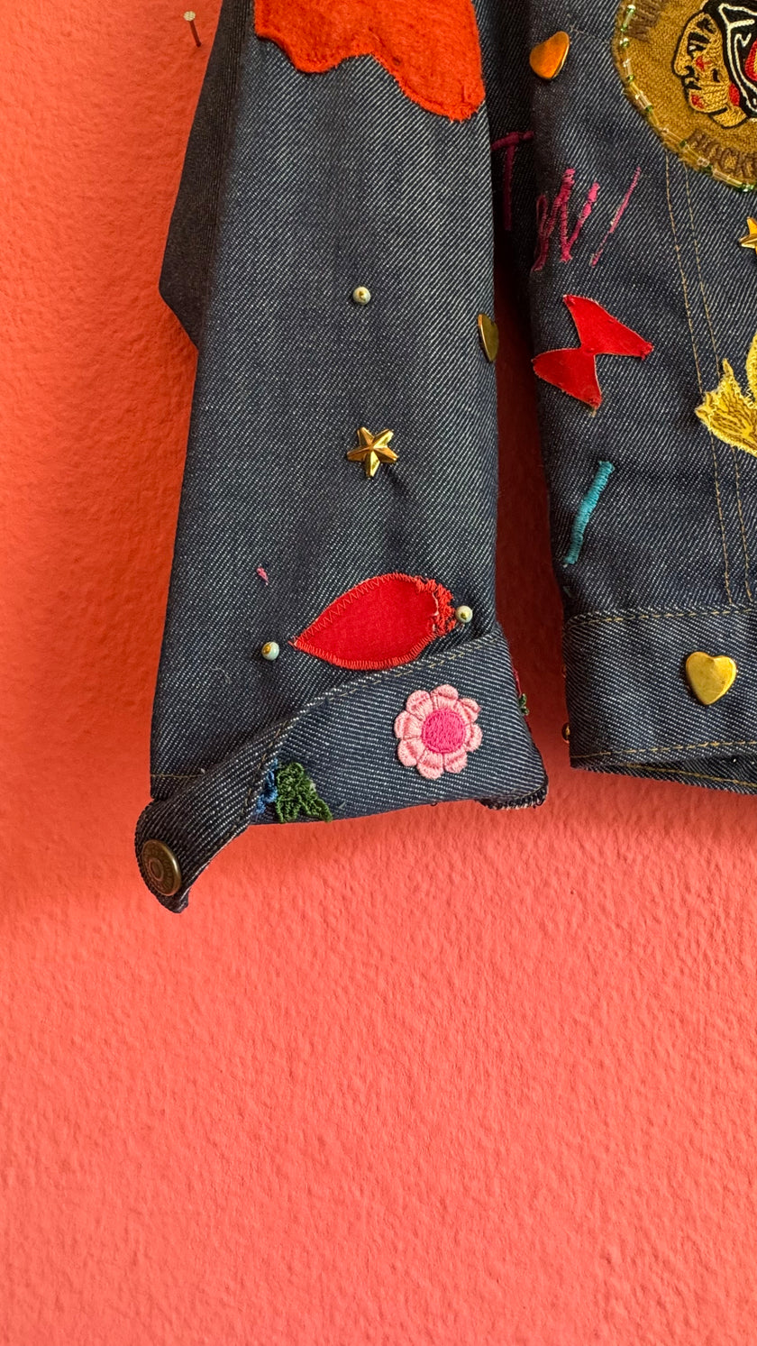 Vintage 1980s Levi’s Custom Patch Denim Jacket