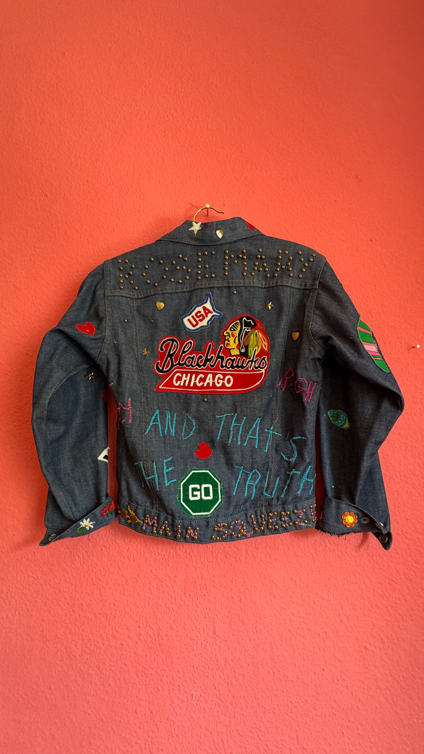 Vintage 1980s Levi’s Custom Patch Denim Jacket