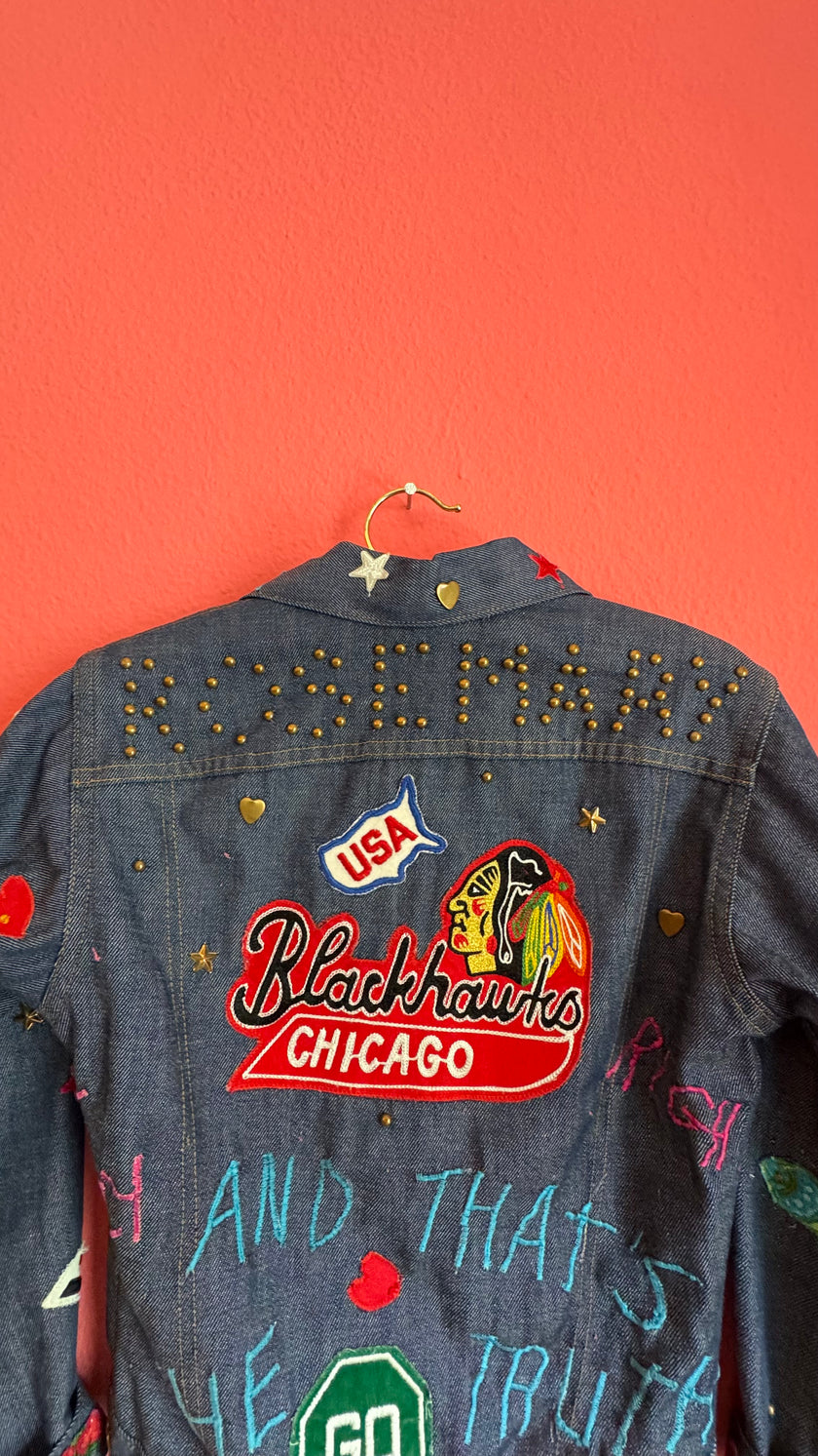 Vintage 1980s Levi’s Custom Patch Denim Jacket