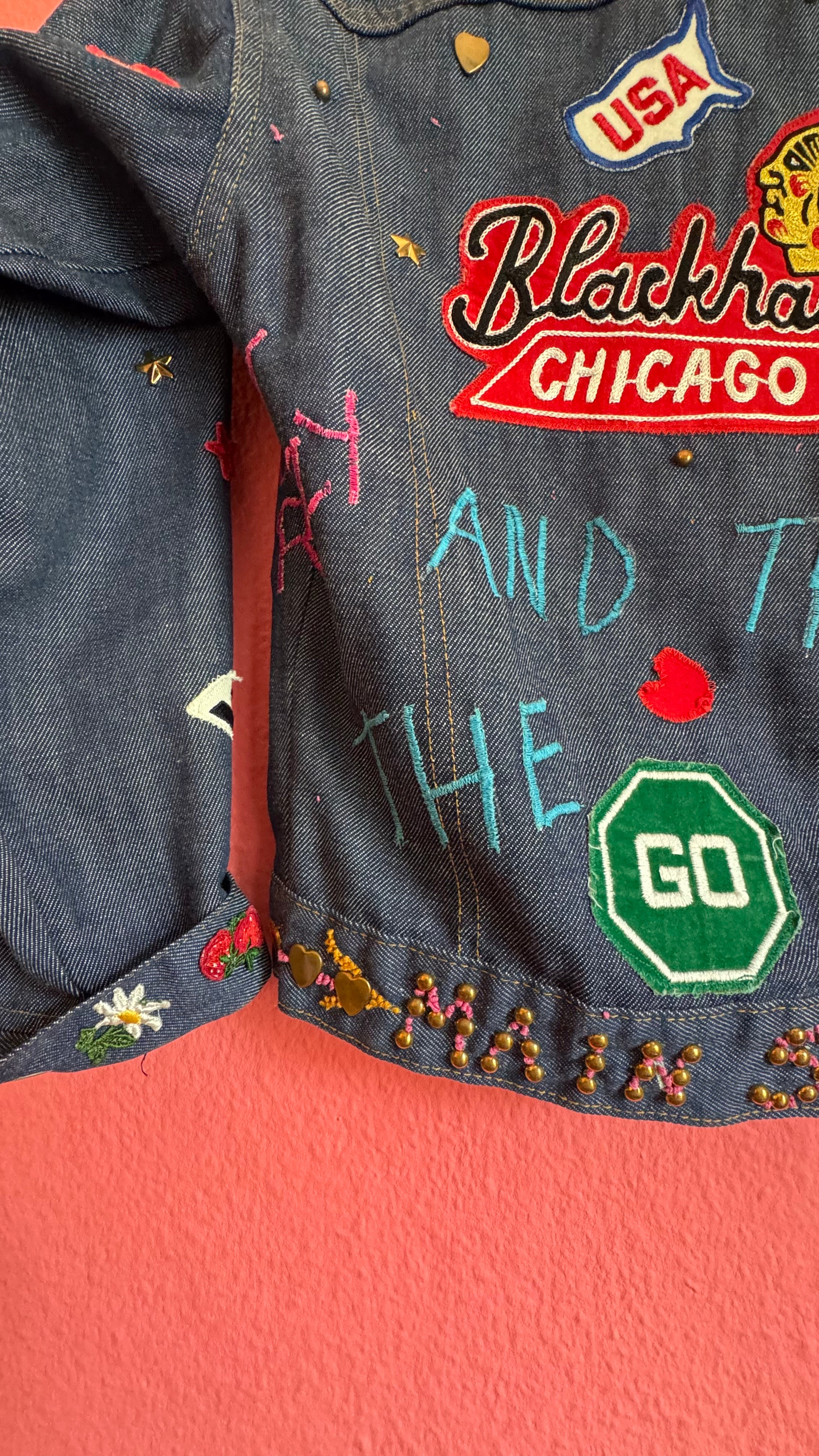 Vintage 1980s Levi’s Custom Patch Denim Jacket