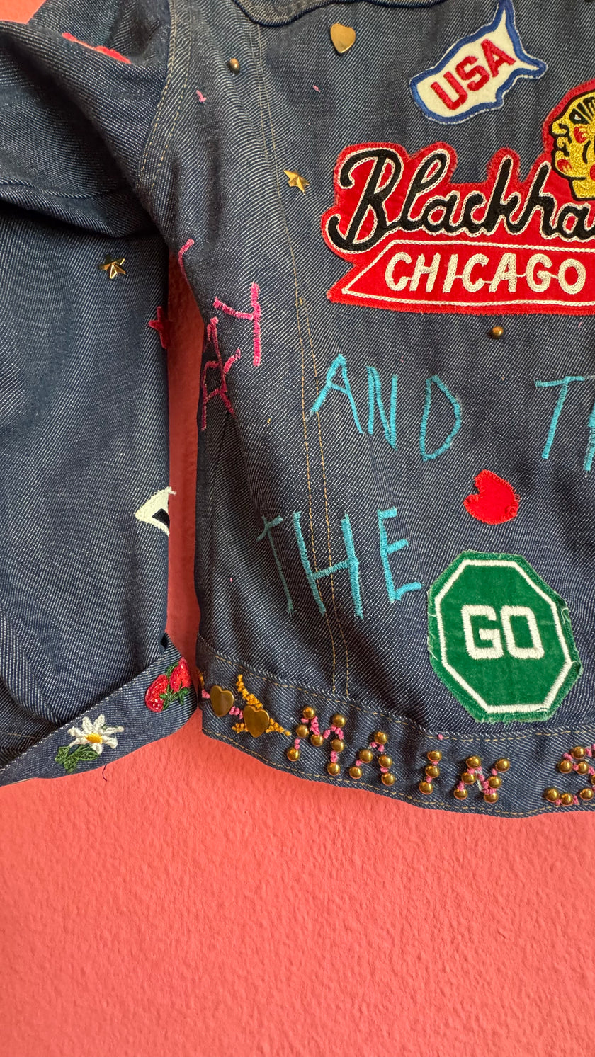 Vintage 1980s Levi’s Custom Patch Denim Jacket