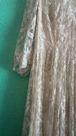 Vintage 1950s Ivory Lace Tea Dress