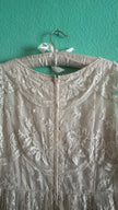Vintage 1950s Ivory Lace Tea Dress