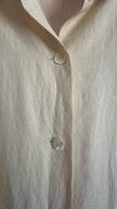Vintage 1990s Ivory Silk Linen Three-Piece Set By Maska Base
