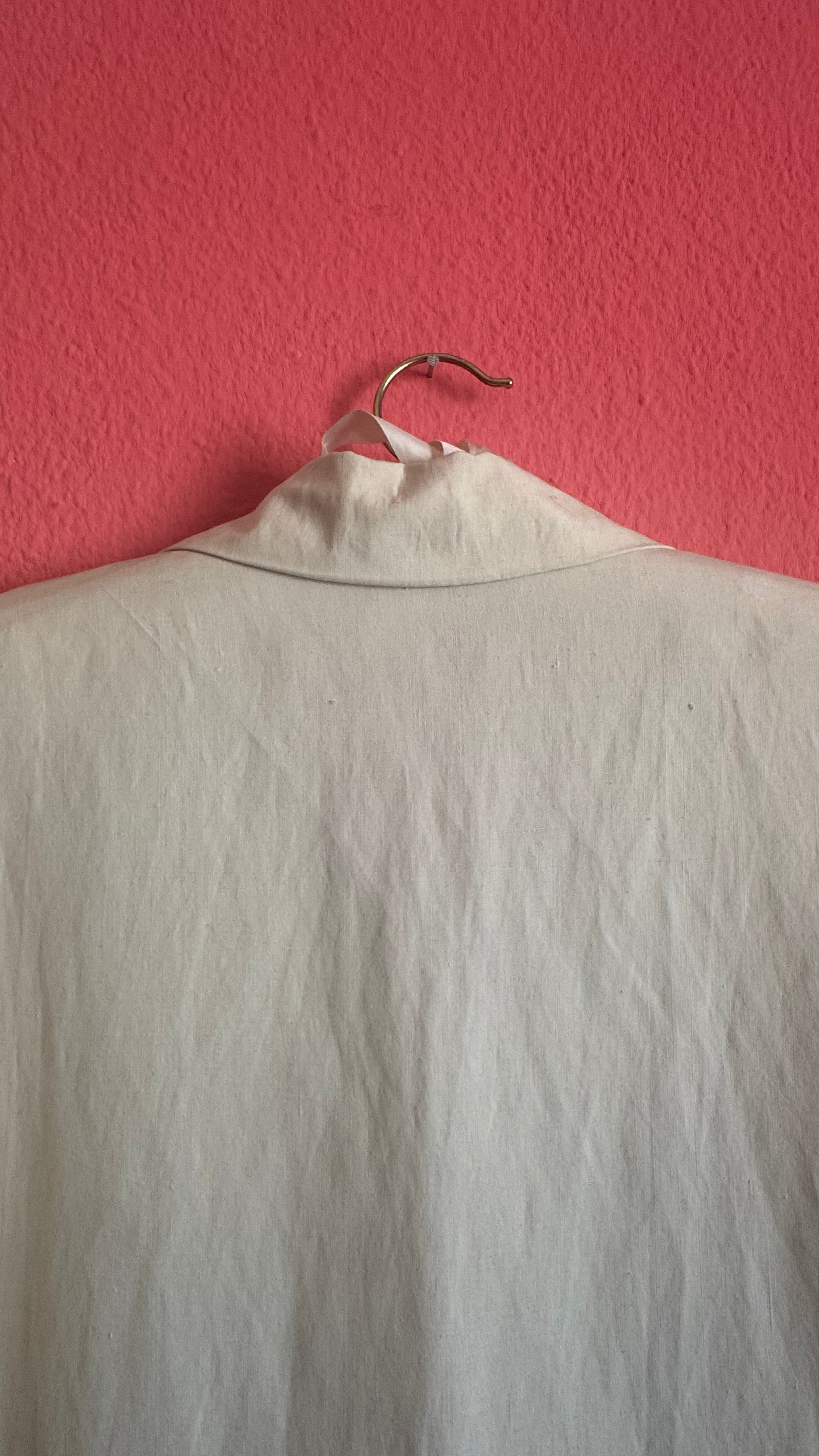 Vintage 1990s Ivory Silk Linen Three-Piece Set By Maska Base