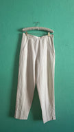 Vintage 1990s Ivory Silk Linen Three-Piece Set By Maska Base
