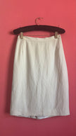 Vintage 1990s Ivory Silk Linen Three-Piece Set By Maska Base