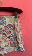 Vintage 1990s Paisley Print High-Waisted Shorts