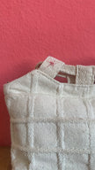 Vintage 1990s Handmade Embellished Canvas Bag